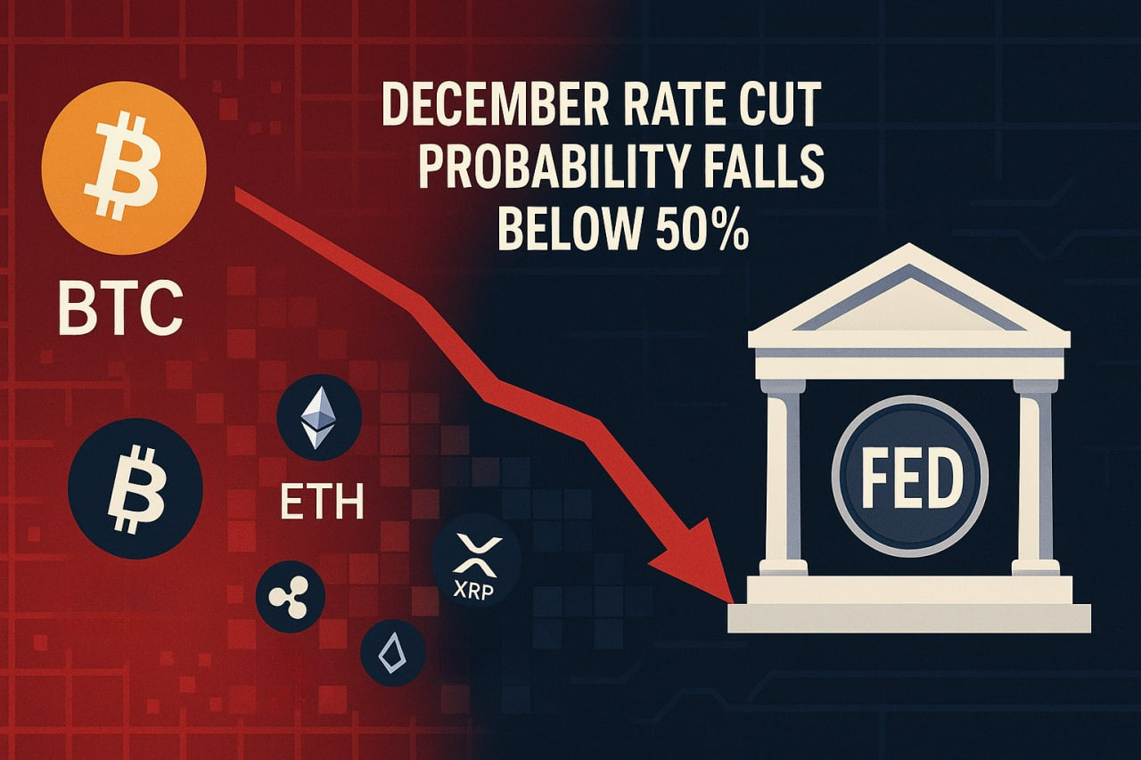 Xác suất Fed cắt lãi suất tháng 12 giảm xuống dưới 50%