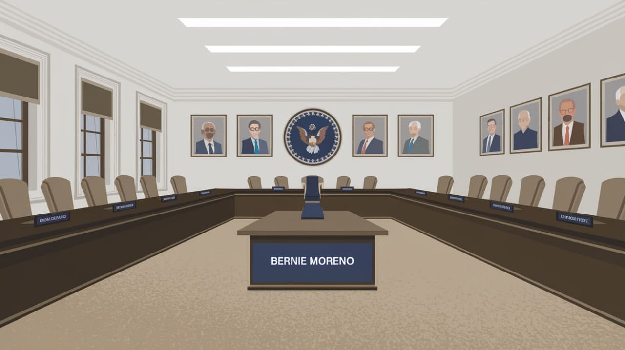 Bernie Moreno (R-Ohio) đ&atilde; được chỉ định l&agrave;m th&agrave;nh vi&ecirc;n của Ủy ban Ng&acirc;n h&agrave;ng Thượng viện. 