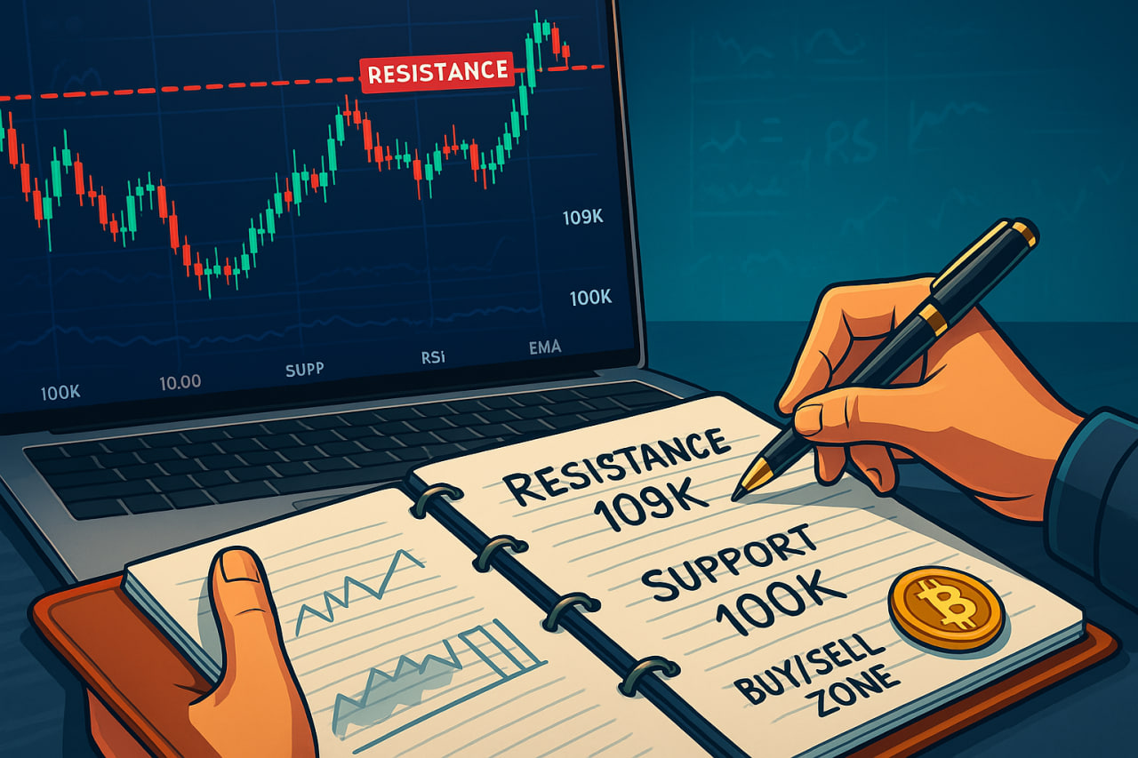 Giá Bitcoin (BTC) ngày 7/6: Thị trường hồi phục nhẹ, áp lực bán tại vùng 109K