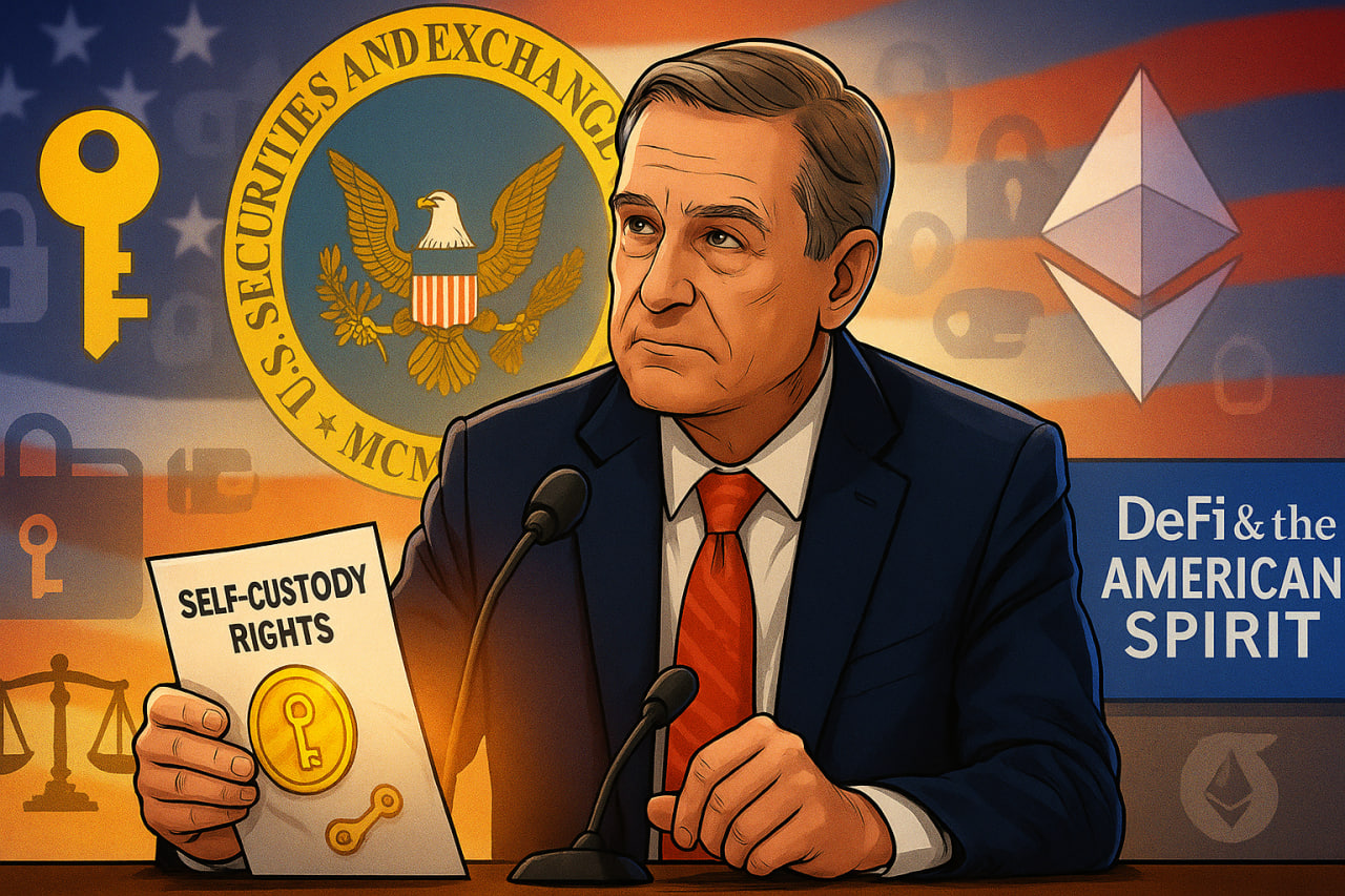 Chủ tịch SEC Paul Atkins ủng hộ quyền tự quản lý tài sản crypto