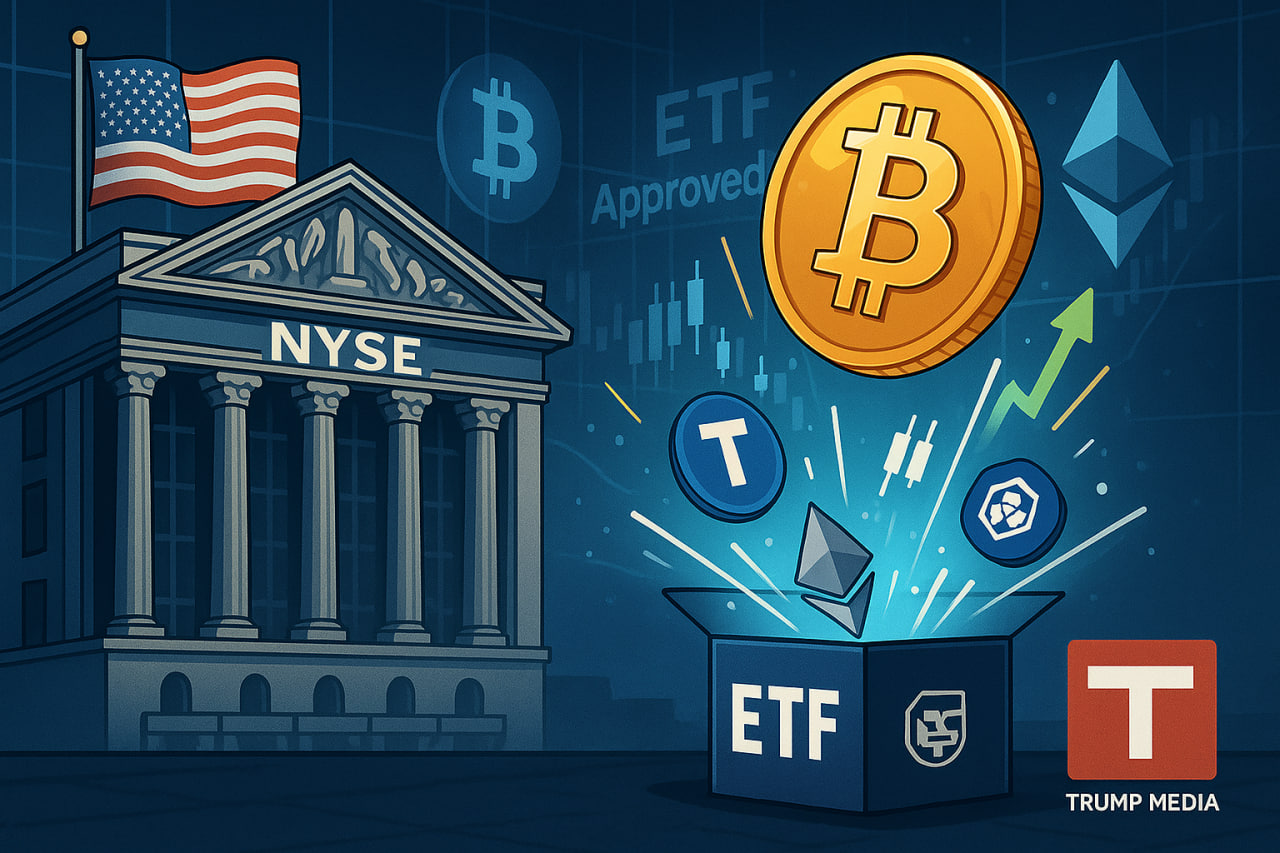 NYSE xét duyệt Bitcoin-Ethereum ETF của Trump Media