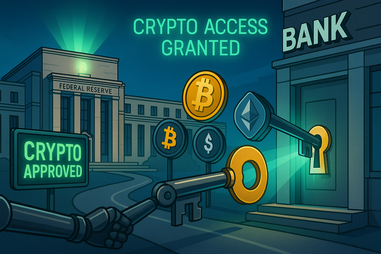Chủ tịch Fed bật đèn xanh cho các ngân hàng Mỹ tham gia vào crypto