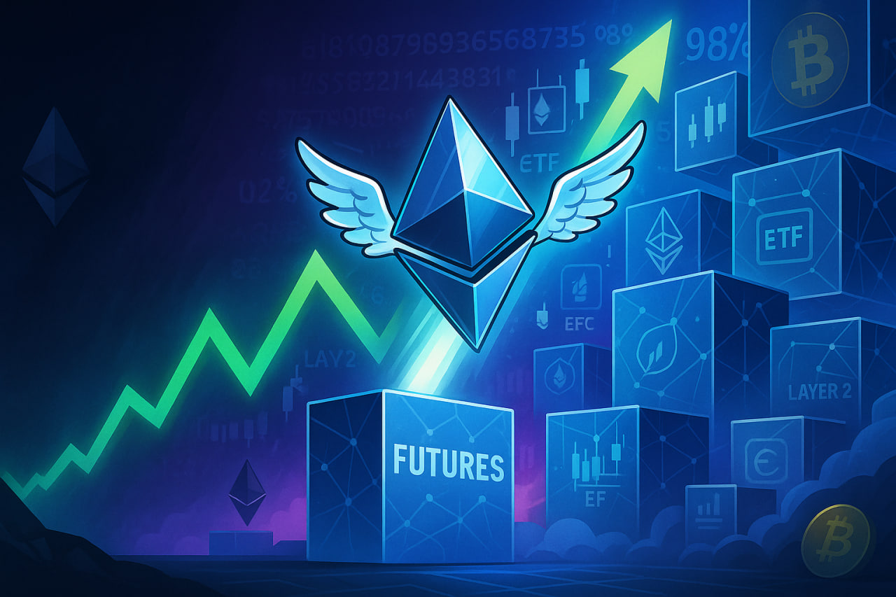 Tâm lý thị trường đảo chiều: Futures Ethereum vượt mốc 98% so với BTC