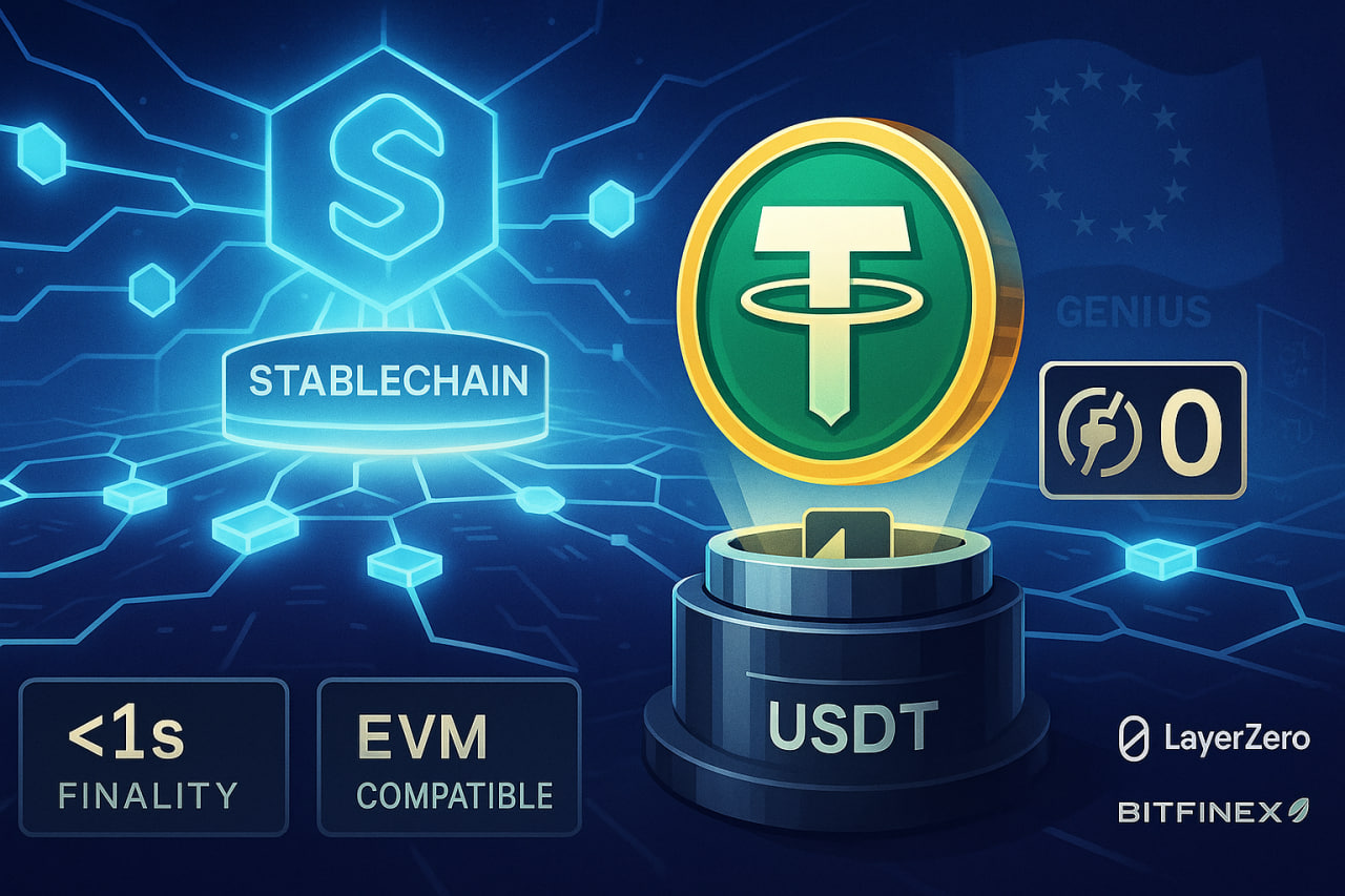 USDT trở thành token thanh toán trên mạng lưới Layer 1 riêng biệt