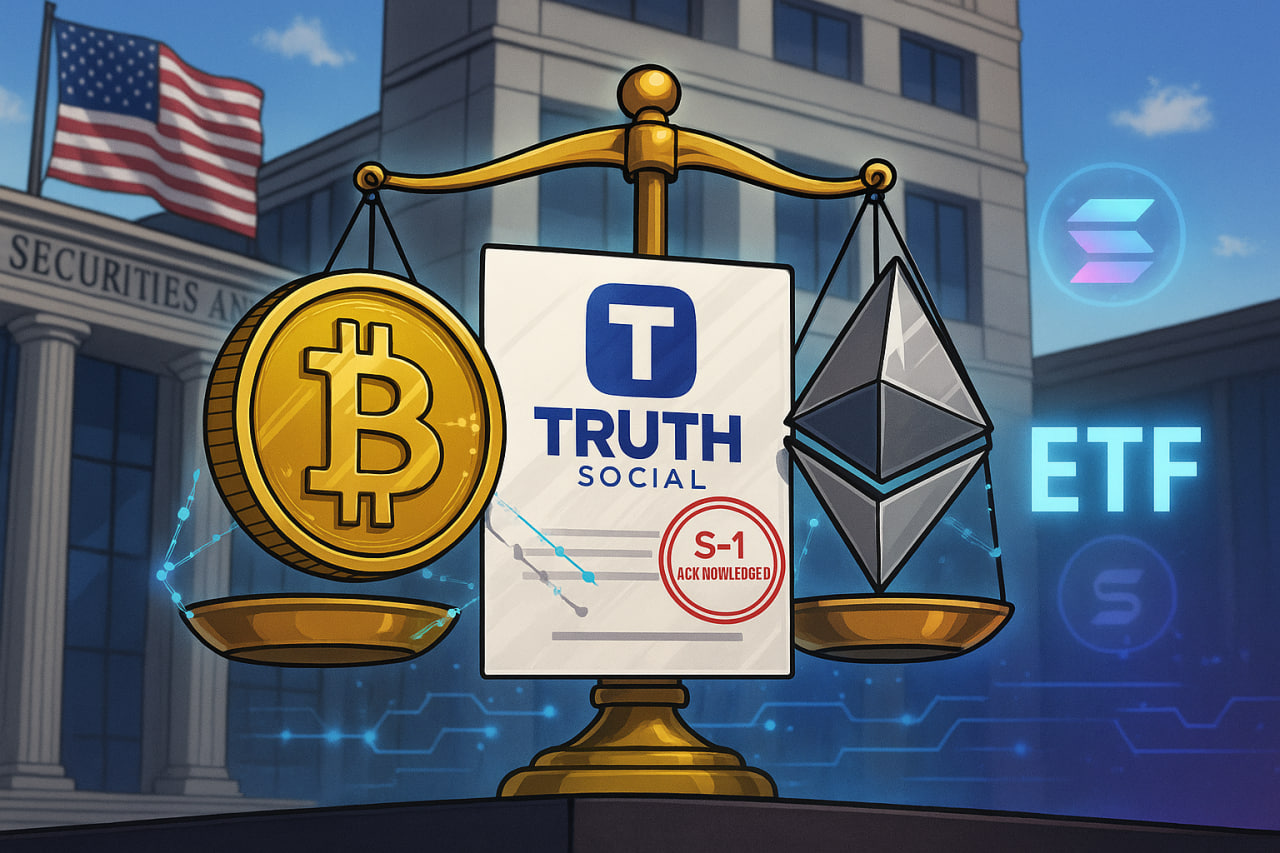 SEC chính thức tiếp nhận hồ sơ Bitcoin & Ethereum ETF của Truth Social