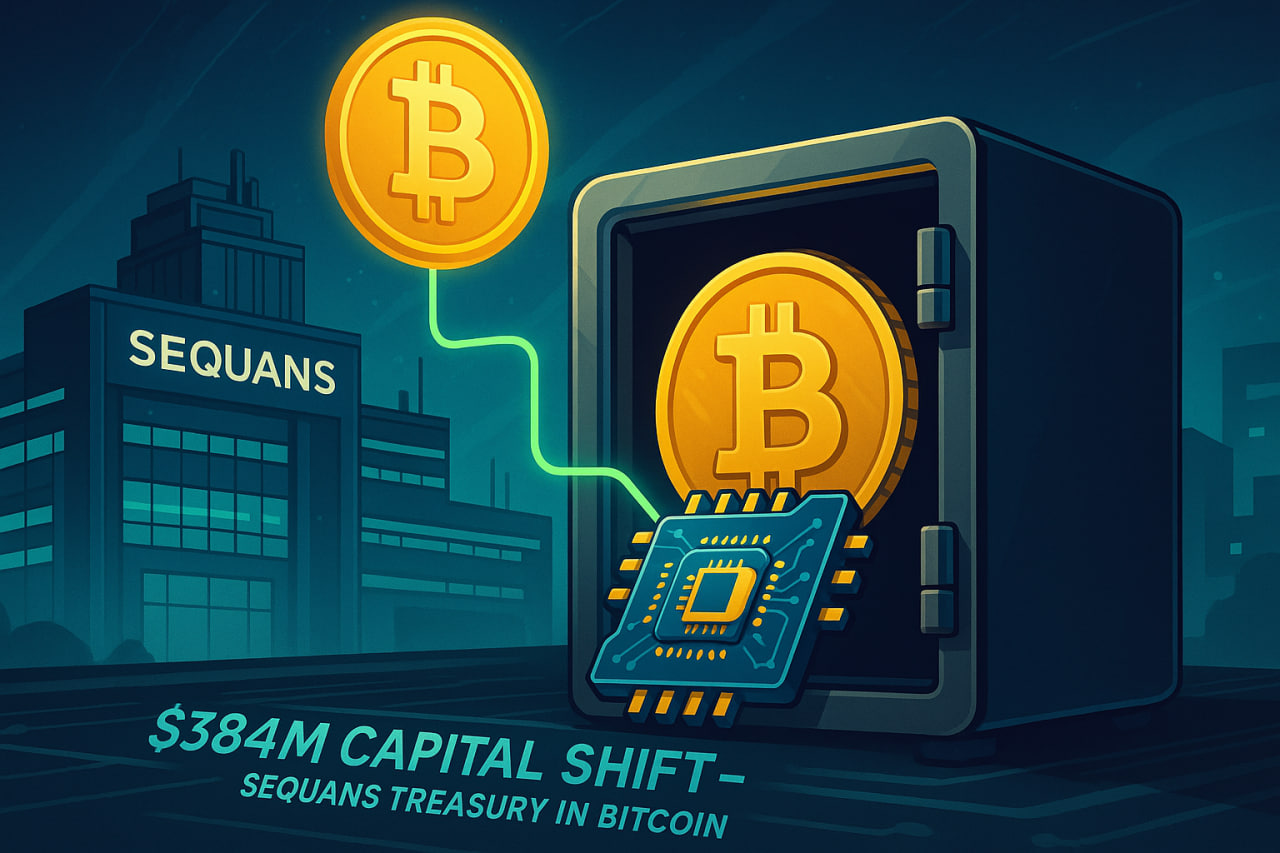 Sequans huy động thành công 384 triệu USD để xây kho bạc Bitcoin