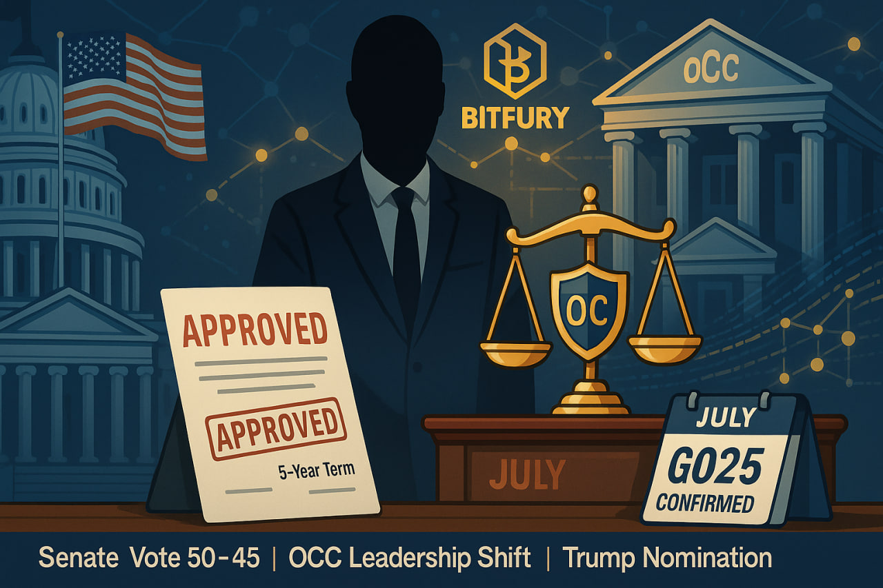 Thượng viện Mỹ phê chuẩn cựu lãnh đạo Bitfury làm người đứng đầu OCC