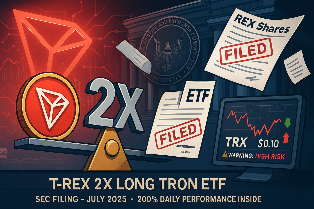 REX Shares nộp hồ sơ ETF T-Rex 2X Long TRON lên SEC