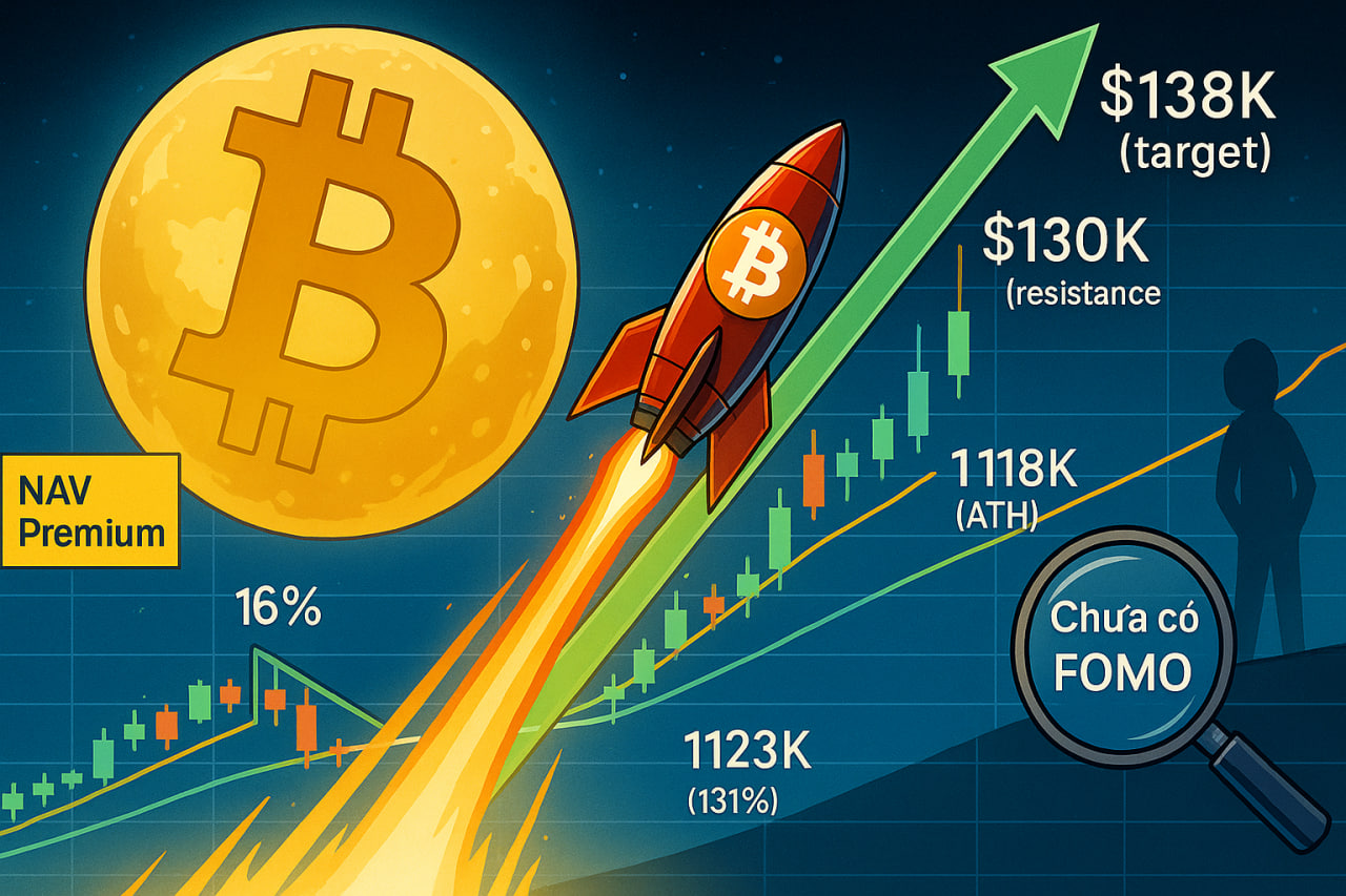 Giá Bitcoin (BTC) ngày 15/7: Tín hiệu kỹ thuật ủng hộ xu hướng tăng