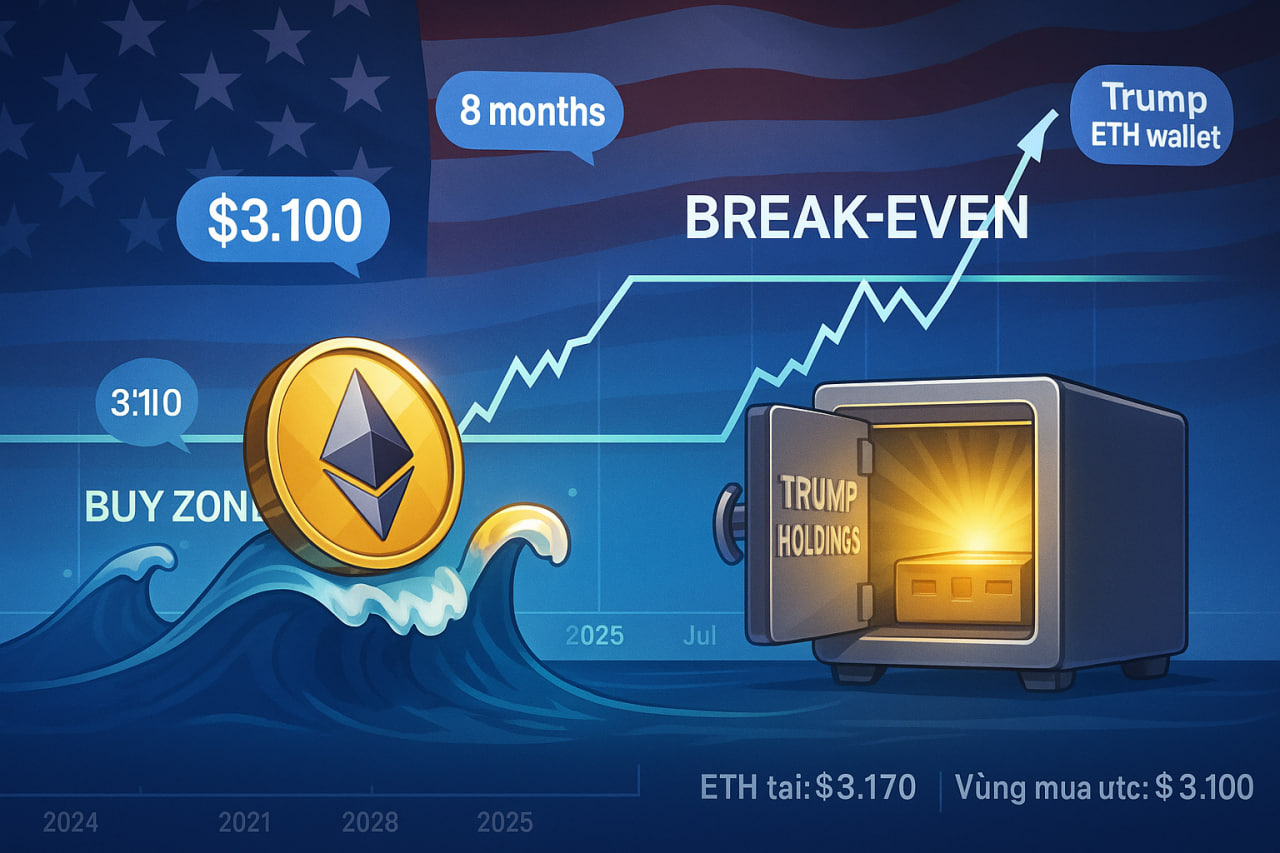 $ETH của nhà Trump hold chính thức về bờ sau 8 tháng