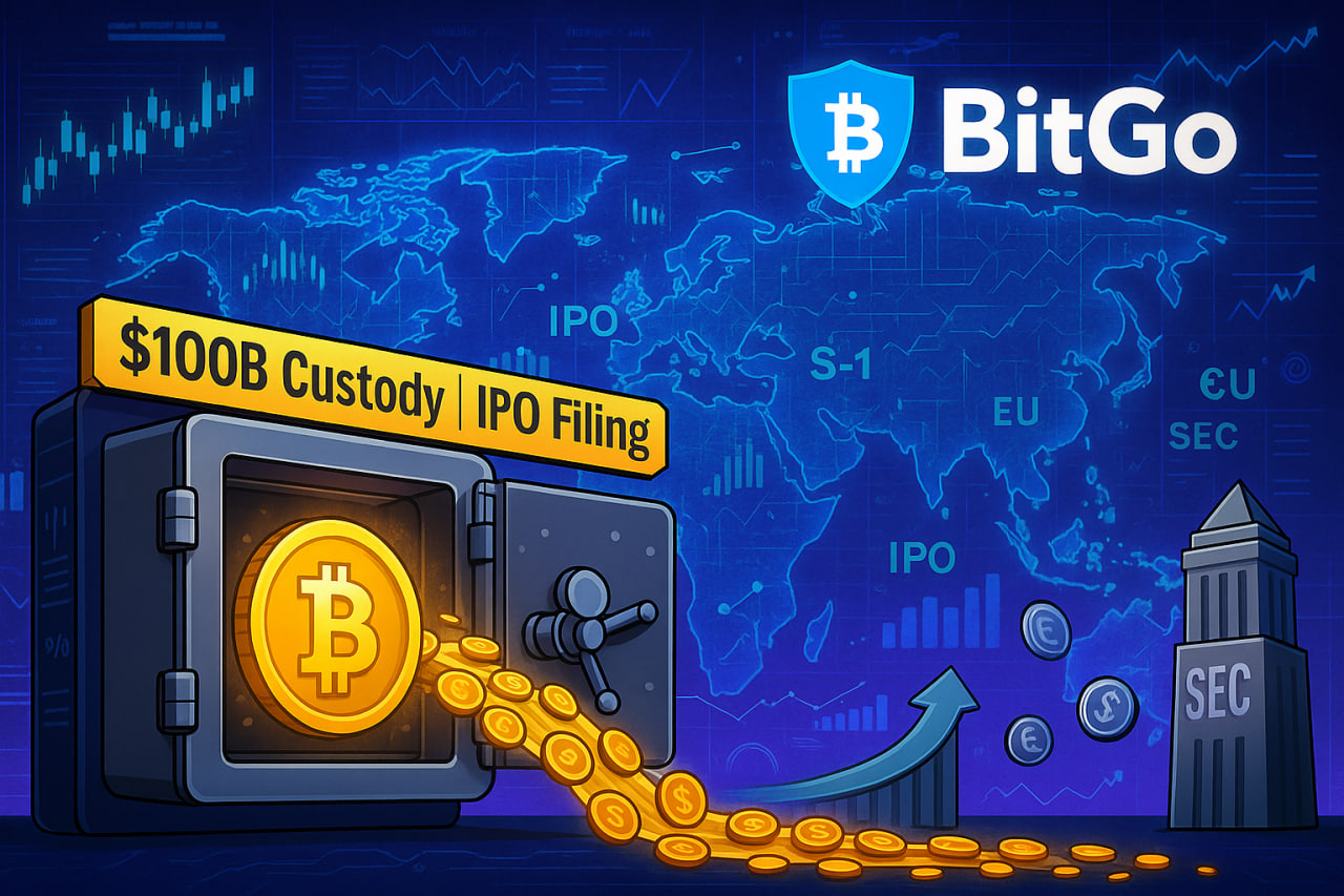 BitGo nộp hồ sơ IPO tại Mỹ khi tài sản lưu ký vượt mốc 100 tỷ USD