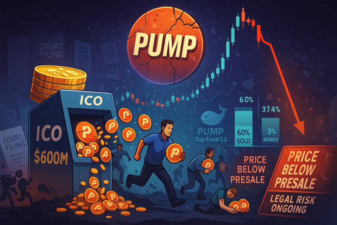Token PUMP lao dốc sau ICO 600 triệu USD