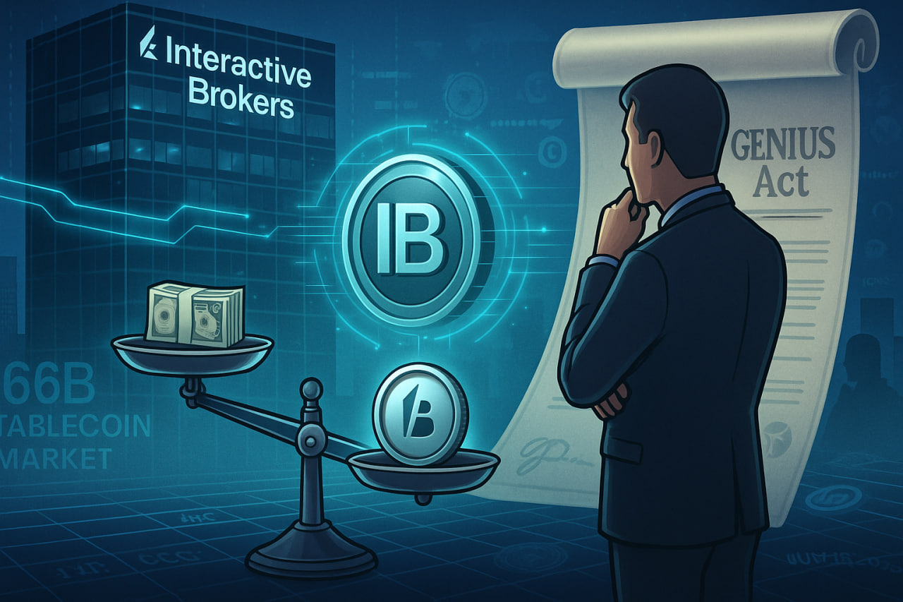 Interactive Brokers c&acirc;n nhắc ph&aacute;t h&agrave;nh stablecoin ri&ecirc;ng sau luật GENIUS