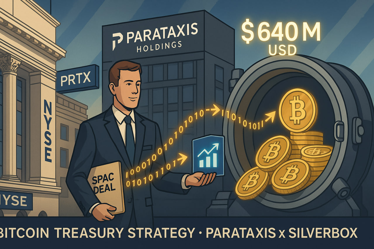 Parataxis huy động 640 triệu USD để thành lập công ty Bitcoin Treasury