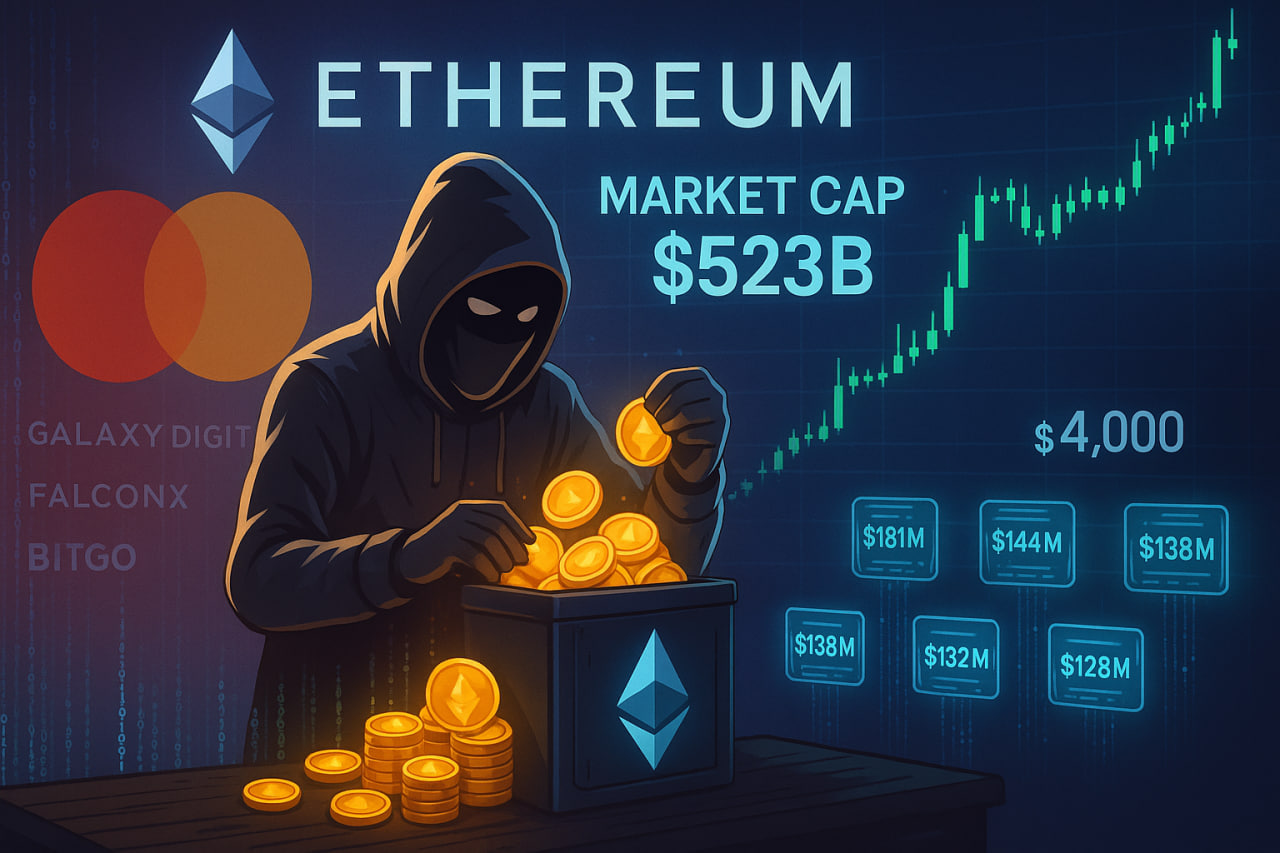 Tổ chức bí ẩn mua gần 1 tỷ USD Ether trong một tuần