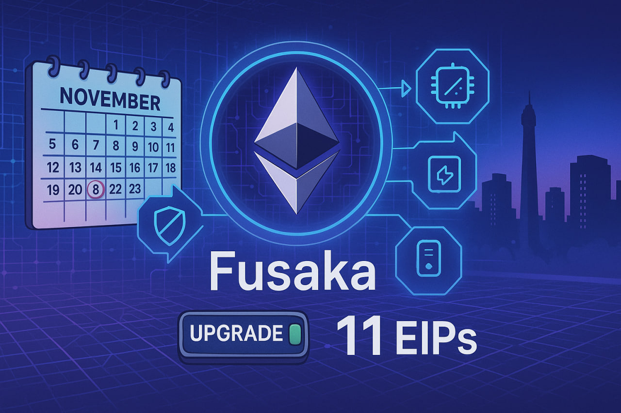 Ethereum chuẩn bị ra mắt nâng cấp Fusaka tháng 11