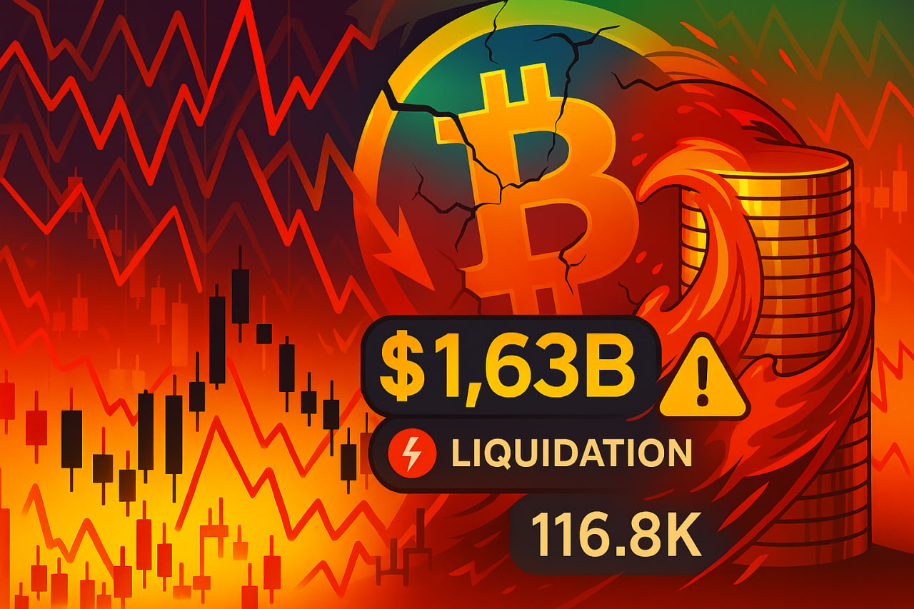 Cú đảo chiều nhanh của Bitcoin khiến 1,63 tỷ USD lệnh long gặp rủi ro thanh lý