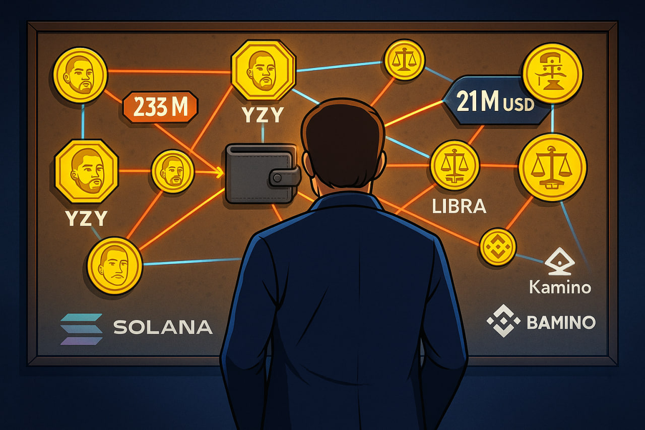 V&iacute; YZY bị nghi r&uacute;t 23 triệu USD, lộ mối li&ecirc;n hệ với LIBRA