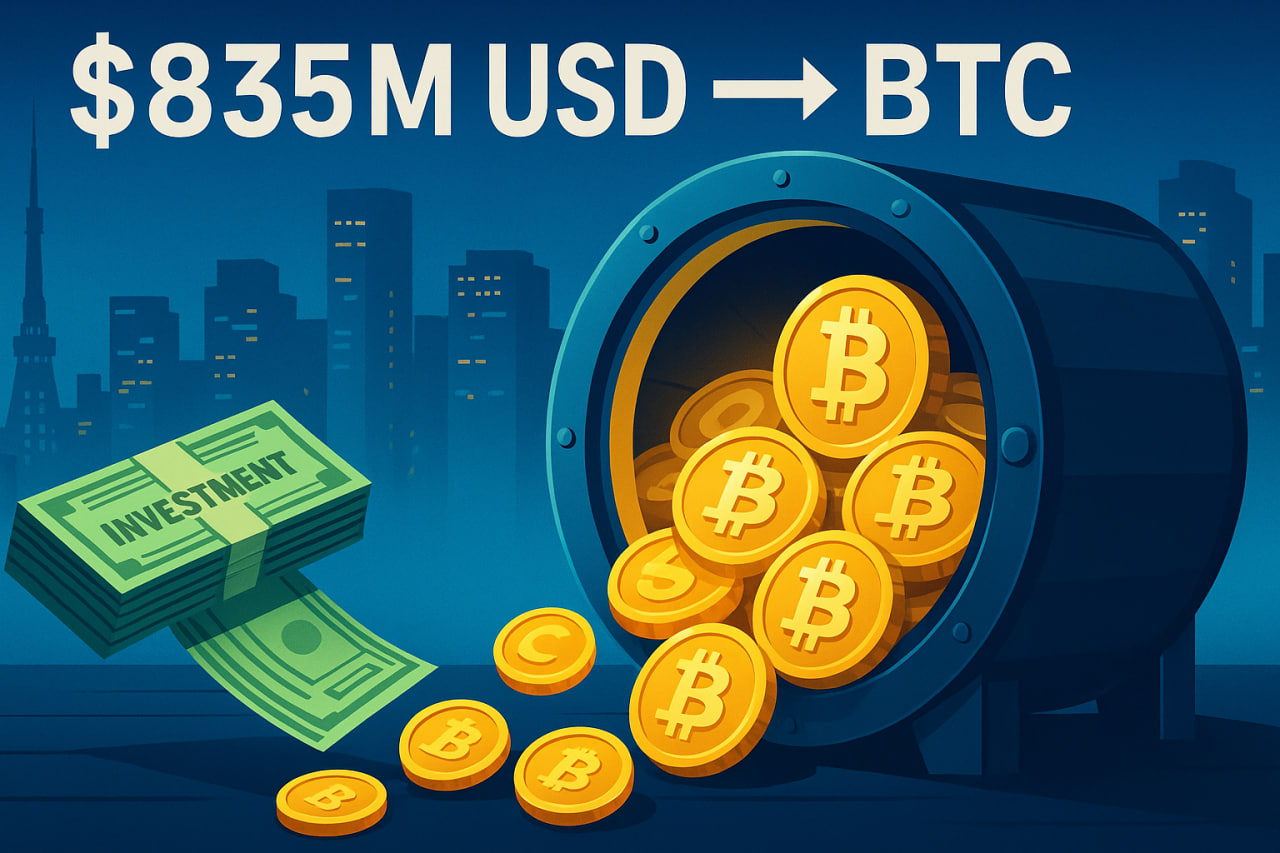 Metaplanet tăng tốc tích lũy Bitcoin với kế hoạch mua 835 triệu USD