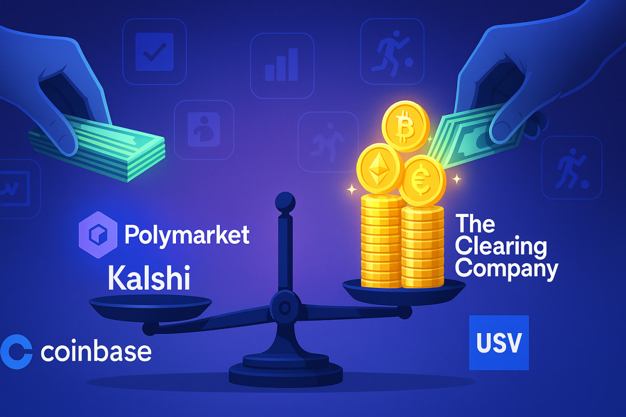 Coinbase và USV đầu tư 15 triệu USD vào The Clearing Company