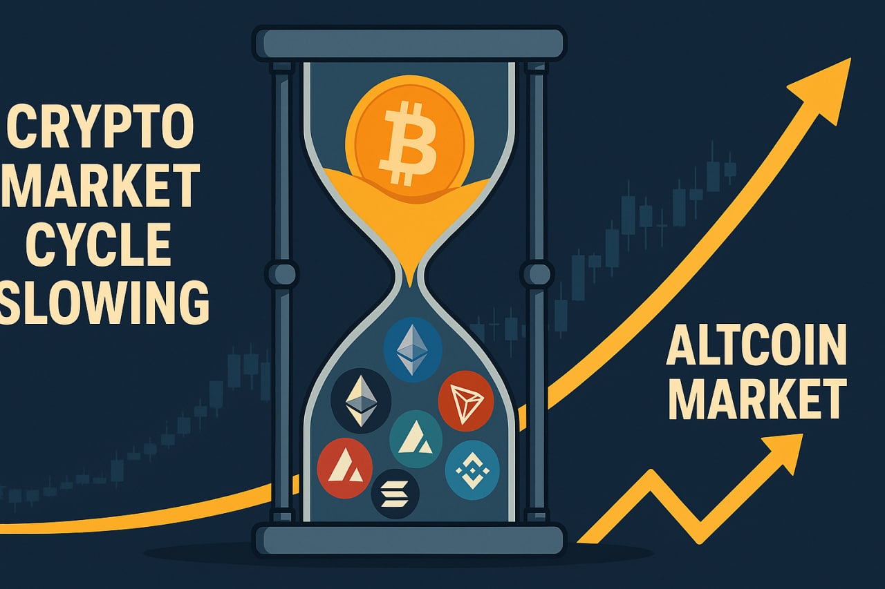 Chu kỳ thị trường crypto chậm lại, dòng vốn dần dịch chuyển sang altcoin