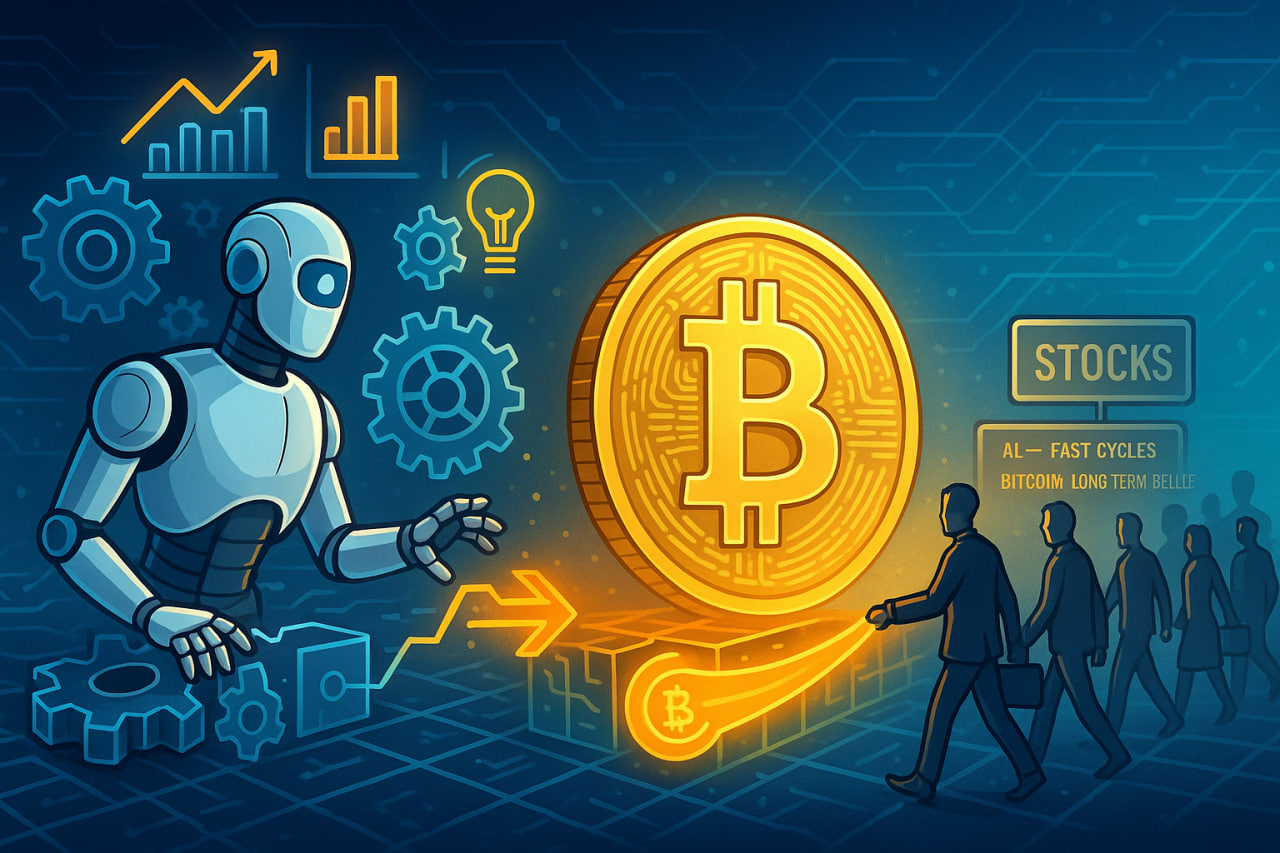 AI rút ngắn chu kỳ đổi mới, nhà đầu tư chuyển vốn sang Bitcoin