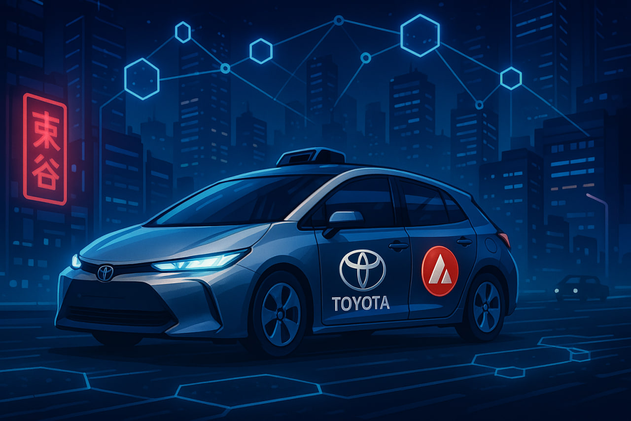 Toyota và Avalanche hợp tác thử nghiệm robotaxi blockchain
