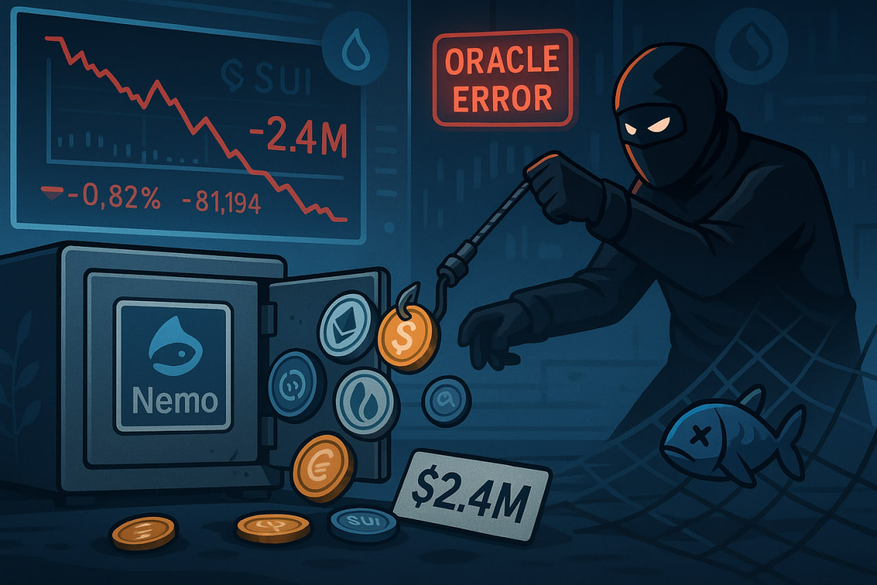 Nemo Protocol trên Sui bị hack 2,4 triệu USD vì lỗ hổng oracle