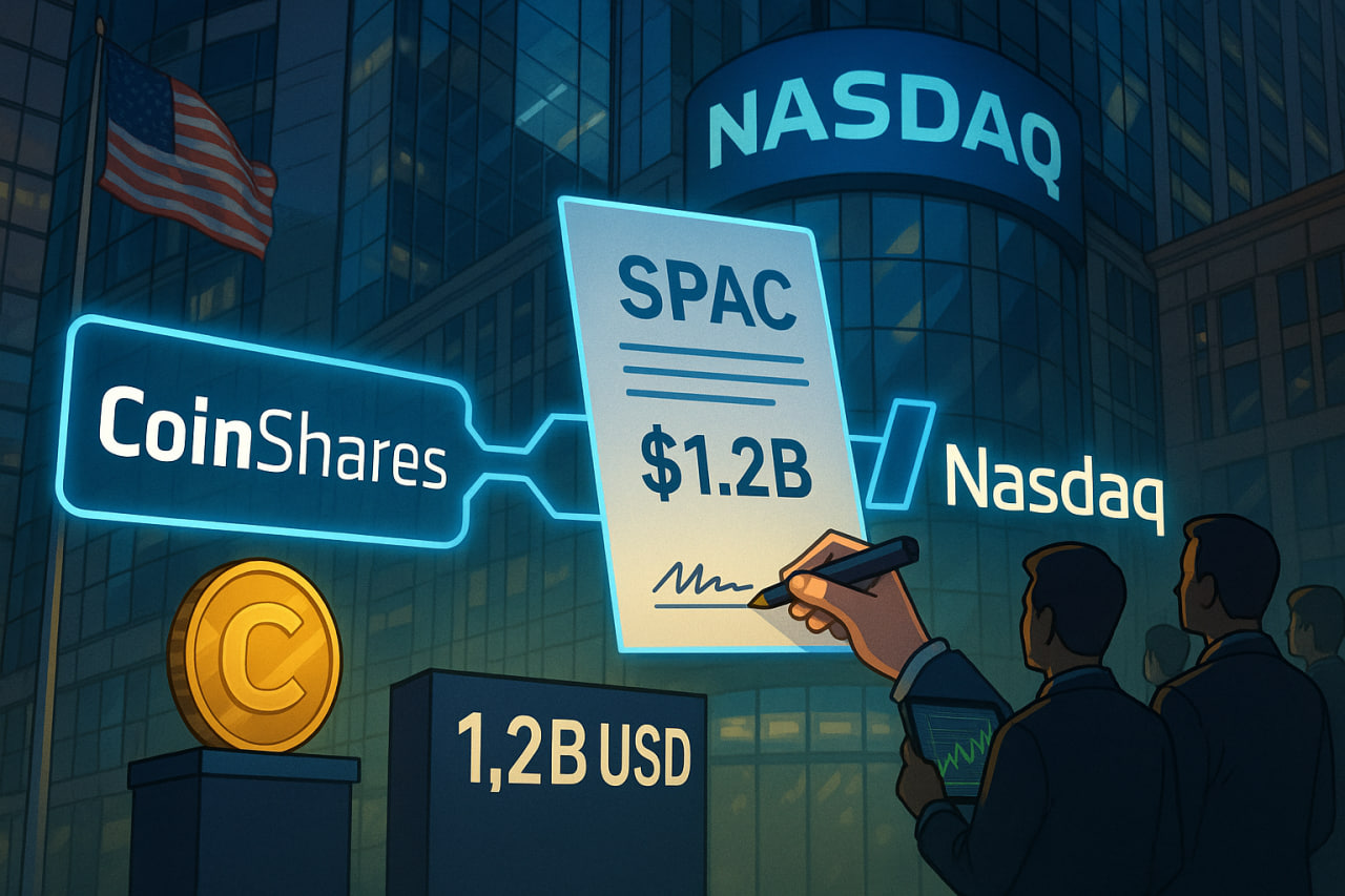 CoinShares niêm yết Nasdaq với thương vụ SPAC 1,2 tỷ USD