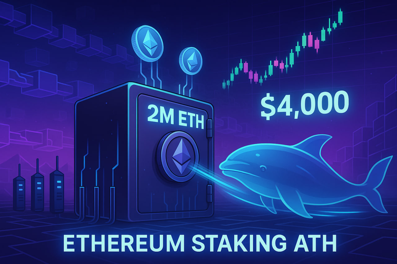 Staking ETH lập đỉnh mới: Giá giữ vững trên 4.000 USD
