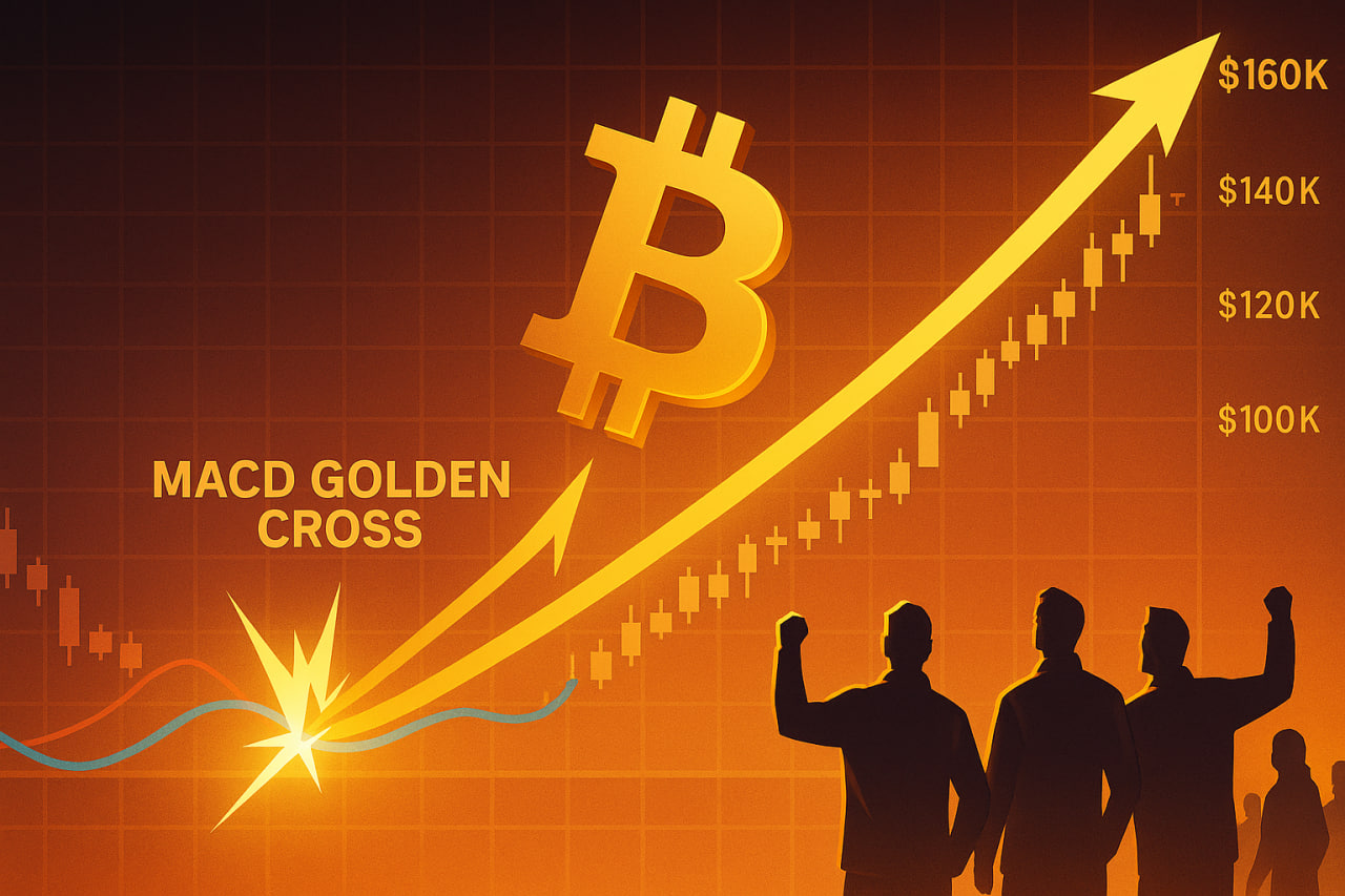 Bitcoin lặp lại tín hiệu tháng 4, MACD golden cross báo hiệu tăng mạnh