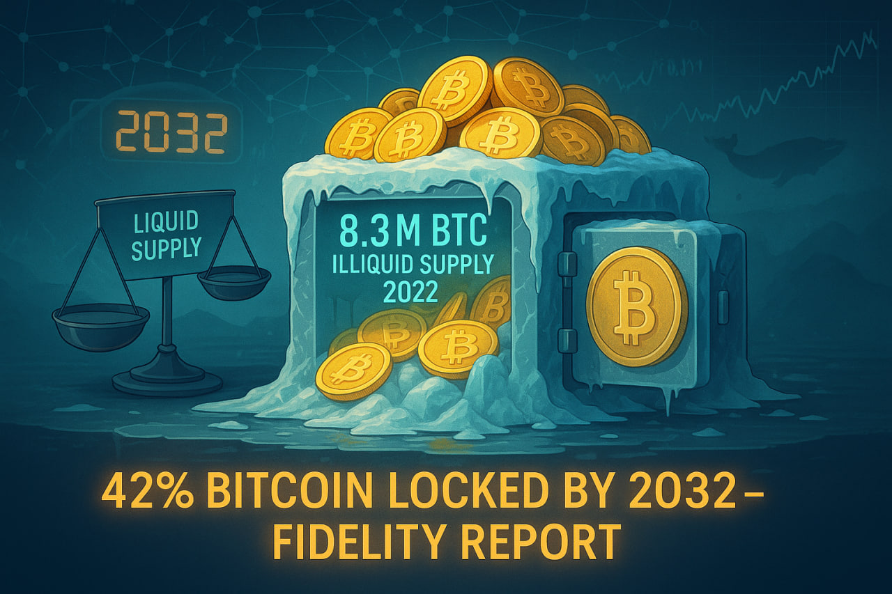Fidelity cảnh báo: 42% nguồn cung Bitcoin có thể “đóng băng” đến 2032