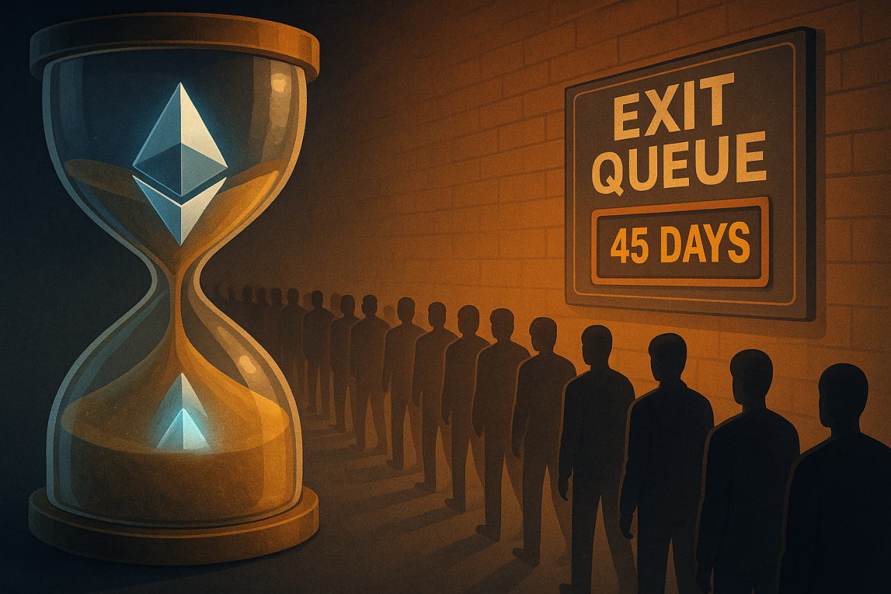 Tranh cãi bùng nổ quanh hàng chờ rút staking Ethereum vượt 40 ngày