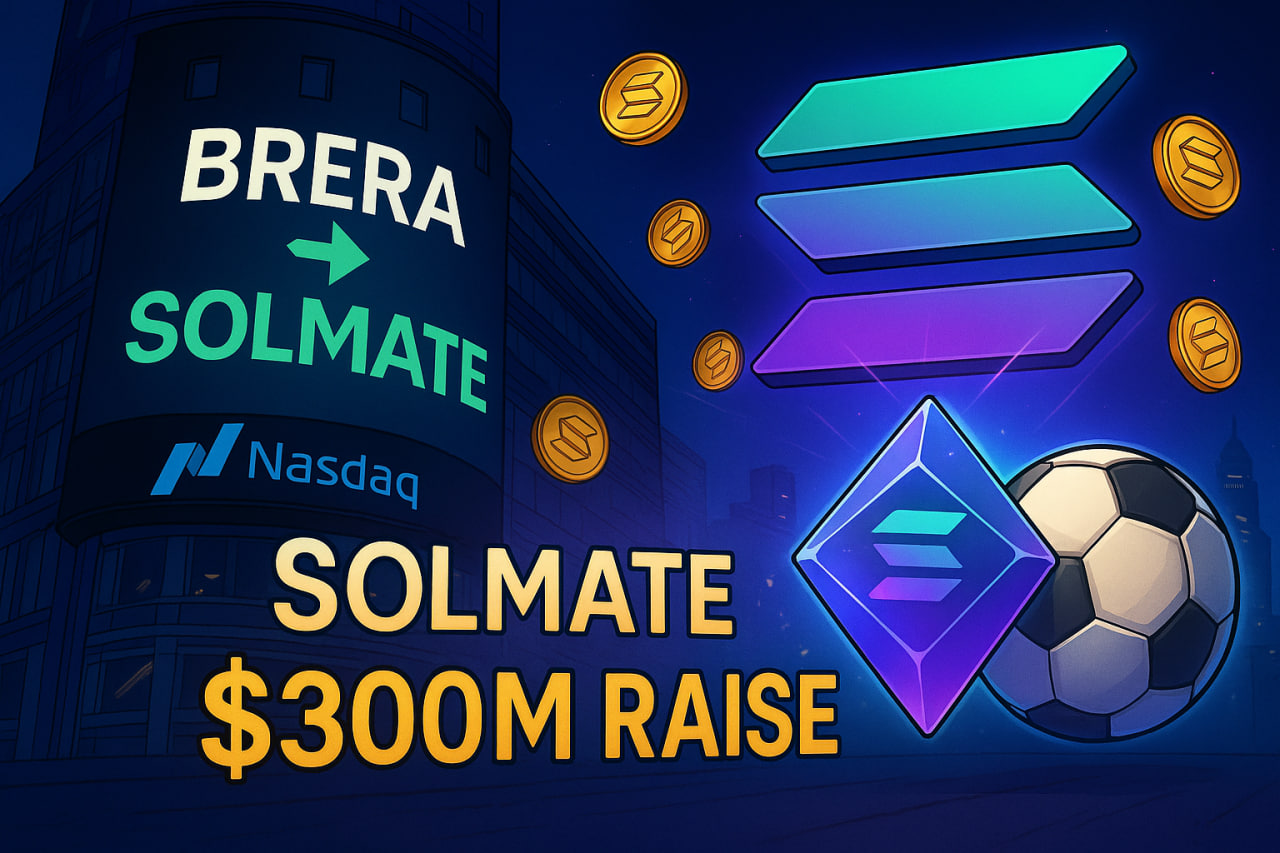 Brera Holdings huy động 300 triệu USD, đổi tên thành Solmate