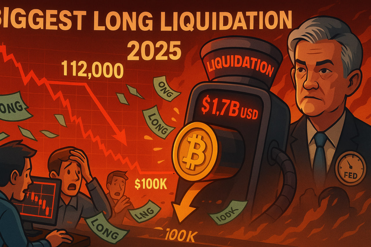Thị trường crypto chao đảo khi Bitcoin lập kỷ lục thanh lý Long