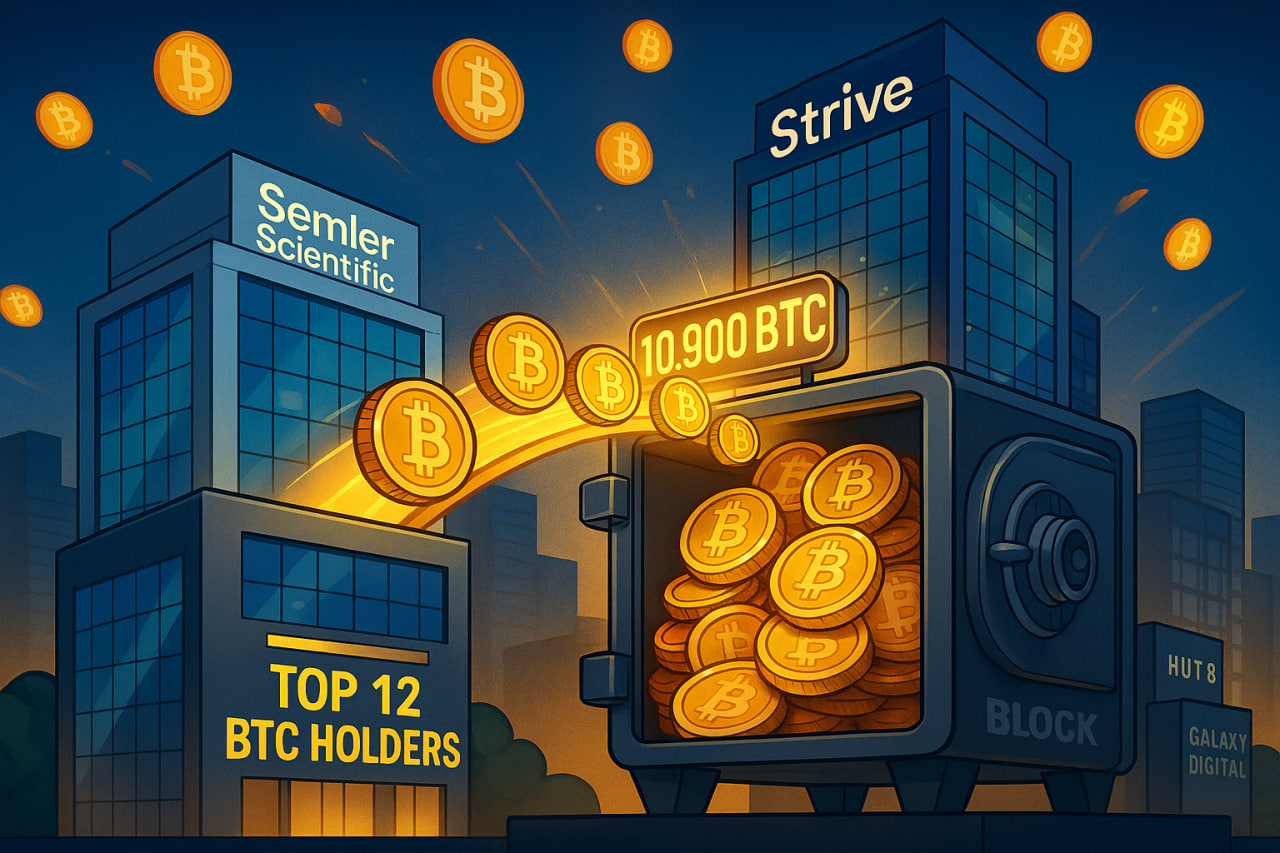 Strive thâu tóm Semler Scientific, trở thành công ty nắm giữ BTC lớn thứ 12 thế giới