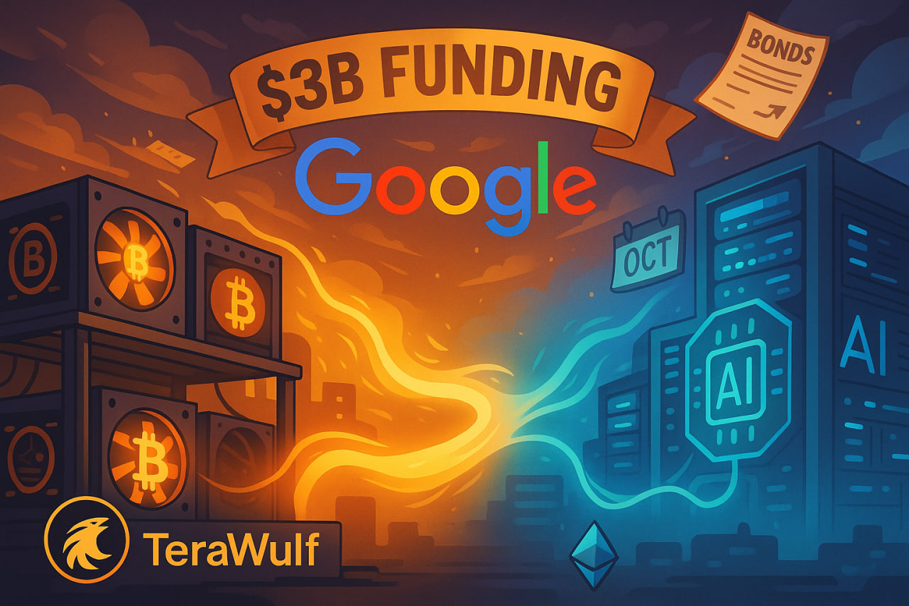 TeraWulf huy động 3 tỷ USD xây trung tâm dữ liệu AI với Google hậu thuẫn