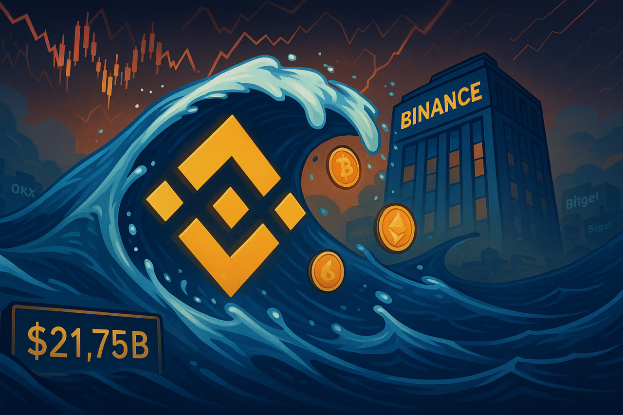 Binance ghi nhận 21,75 tỷ USD bị rút, mức cao nhất trong lịch sử sàn