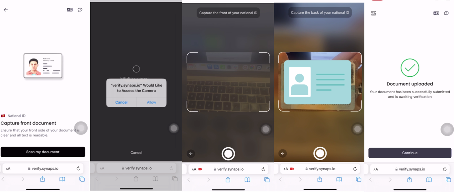Quy trình KYC trên ví Coin98 (5)