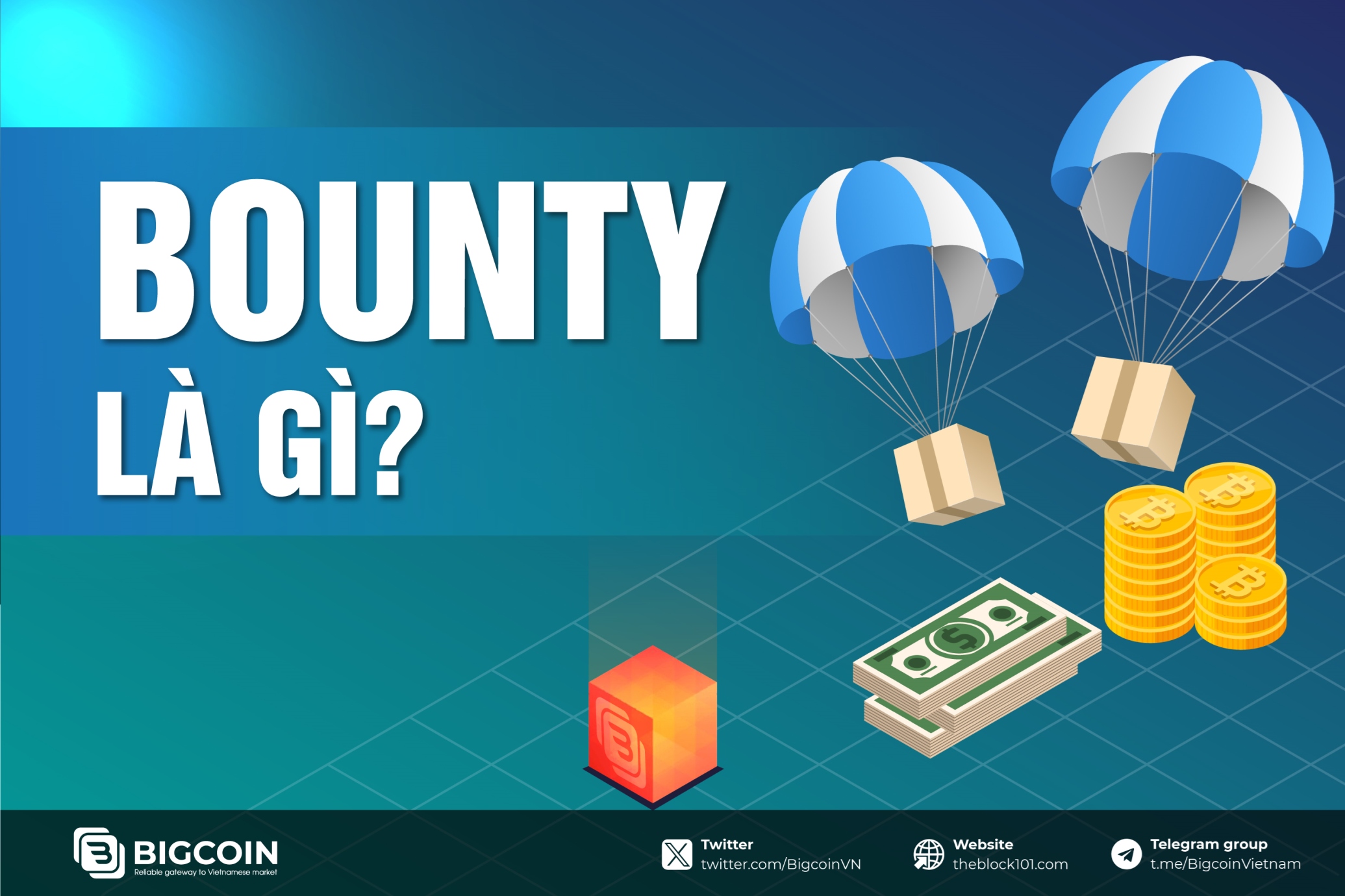 Bounty là gì? Sự khác biệt giữa Bounty và Airdrop