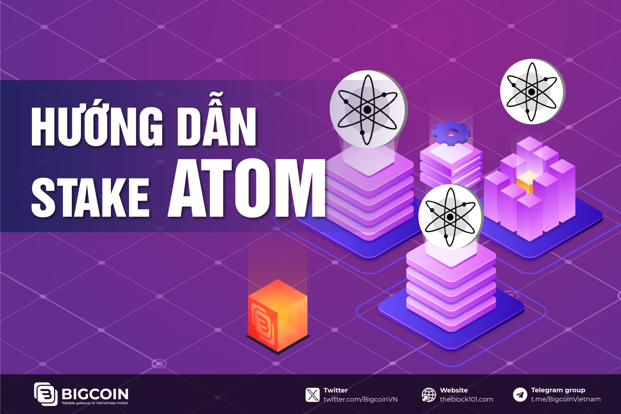 Hướng dẫn stake ATOM