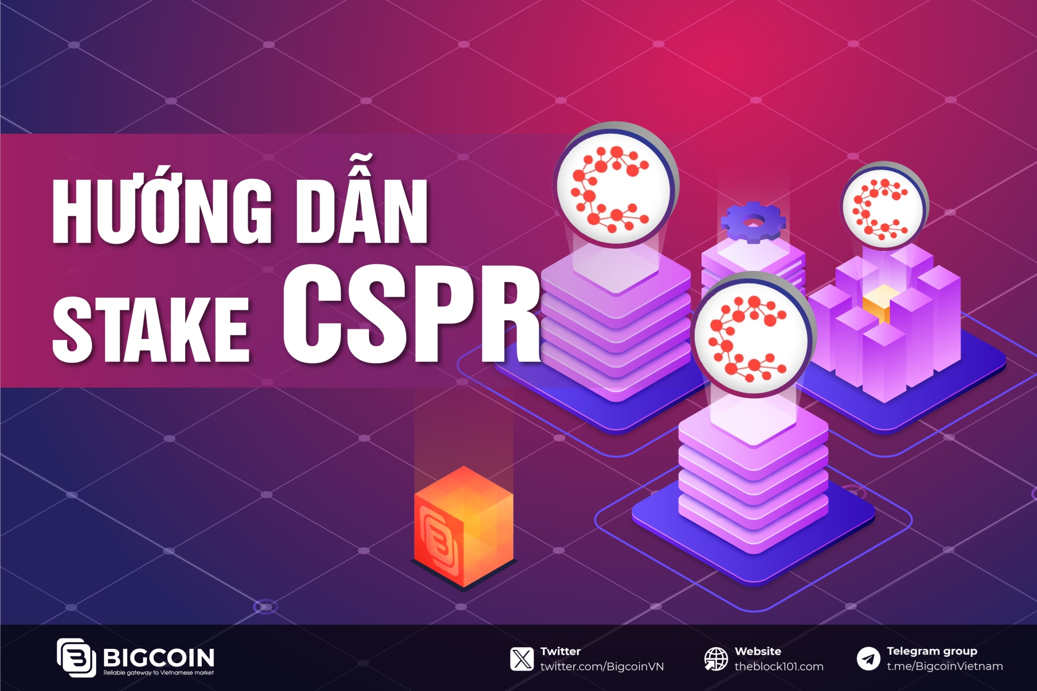 Hướng dẫn stake CSPR tr&ecirc;n v&iacute; Casper