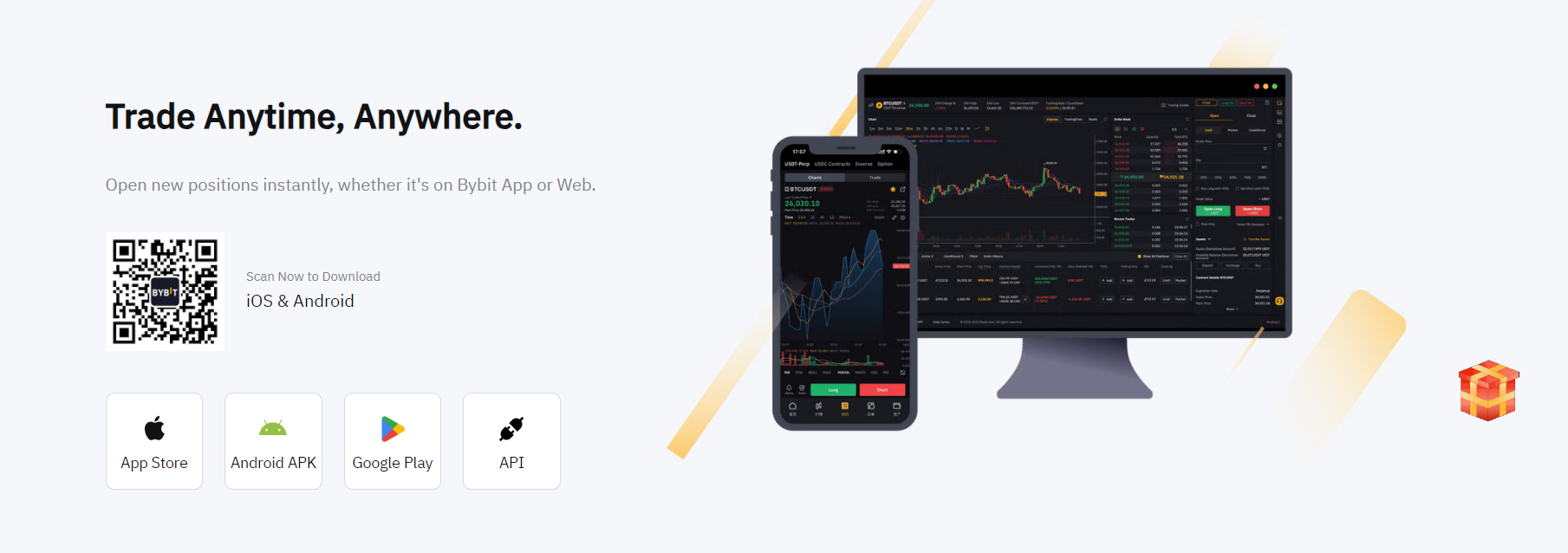 Website của sàn Bybit