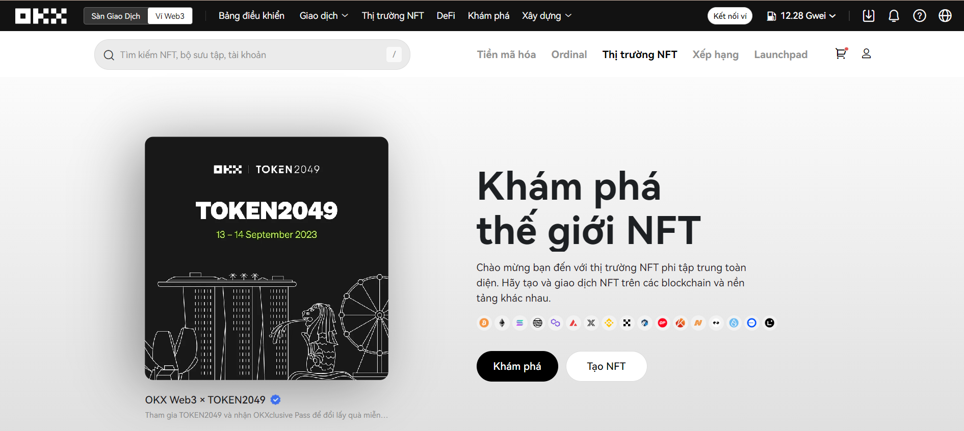 S&agrave;n giao dịch&nbsp;NFT của OKX