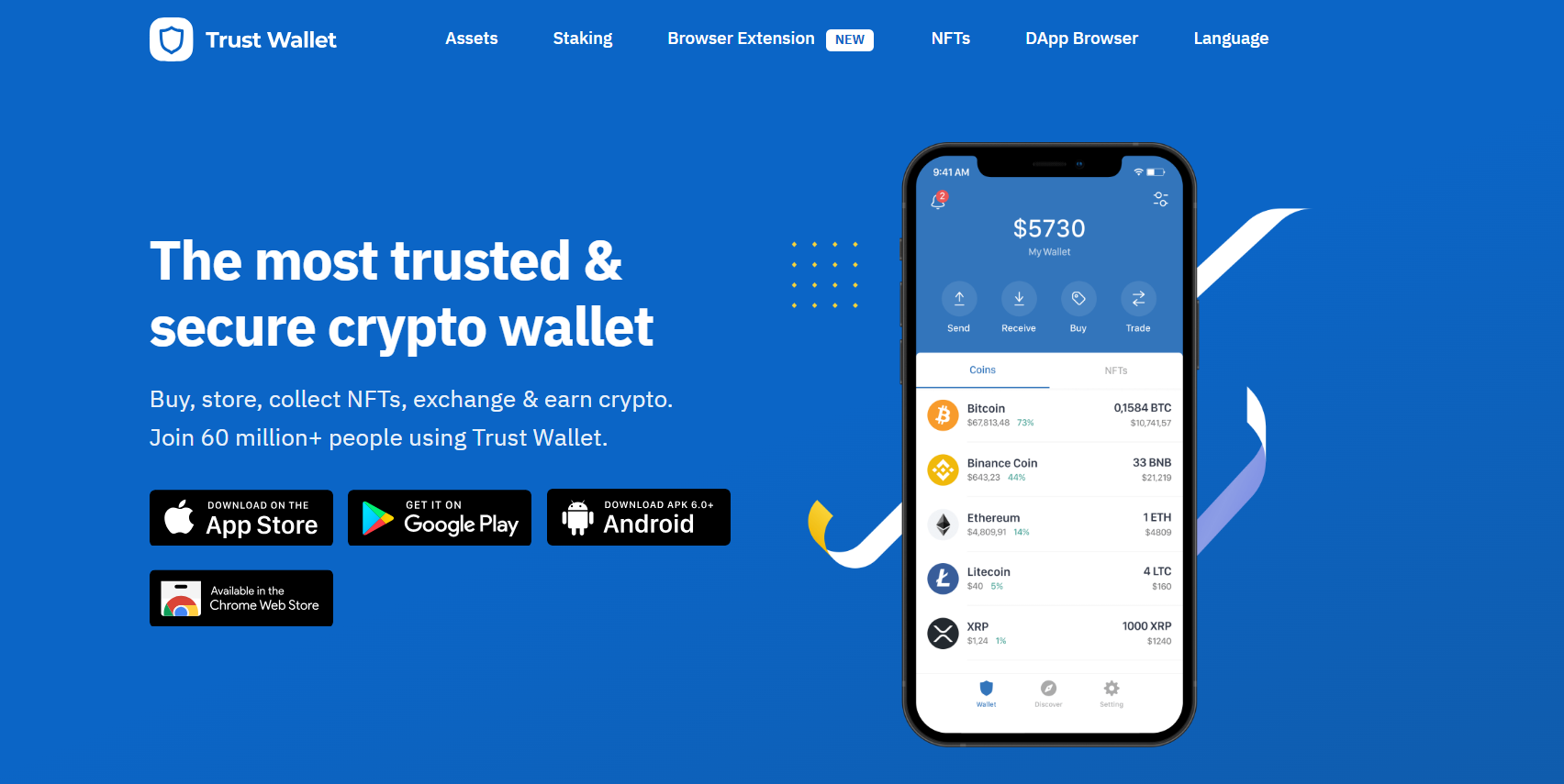 Cài đặt ví Trust Wallet
