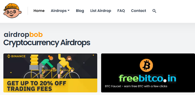 &nbsp;Airdrop Bob