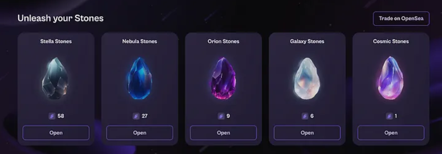 Mystery Stone với các độ hiếm khác nhau