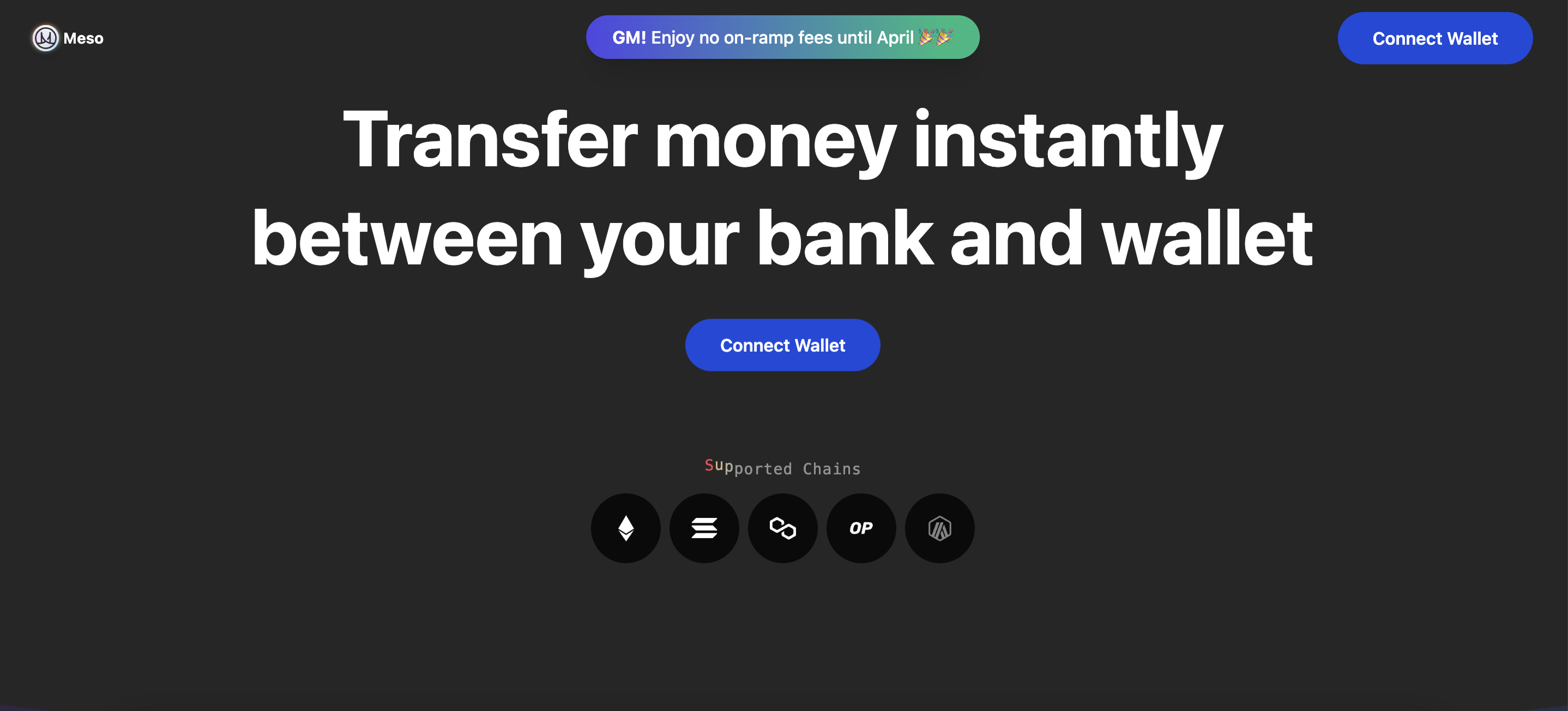 Giao diện Meso Network