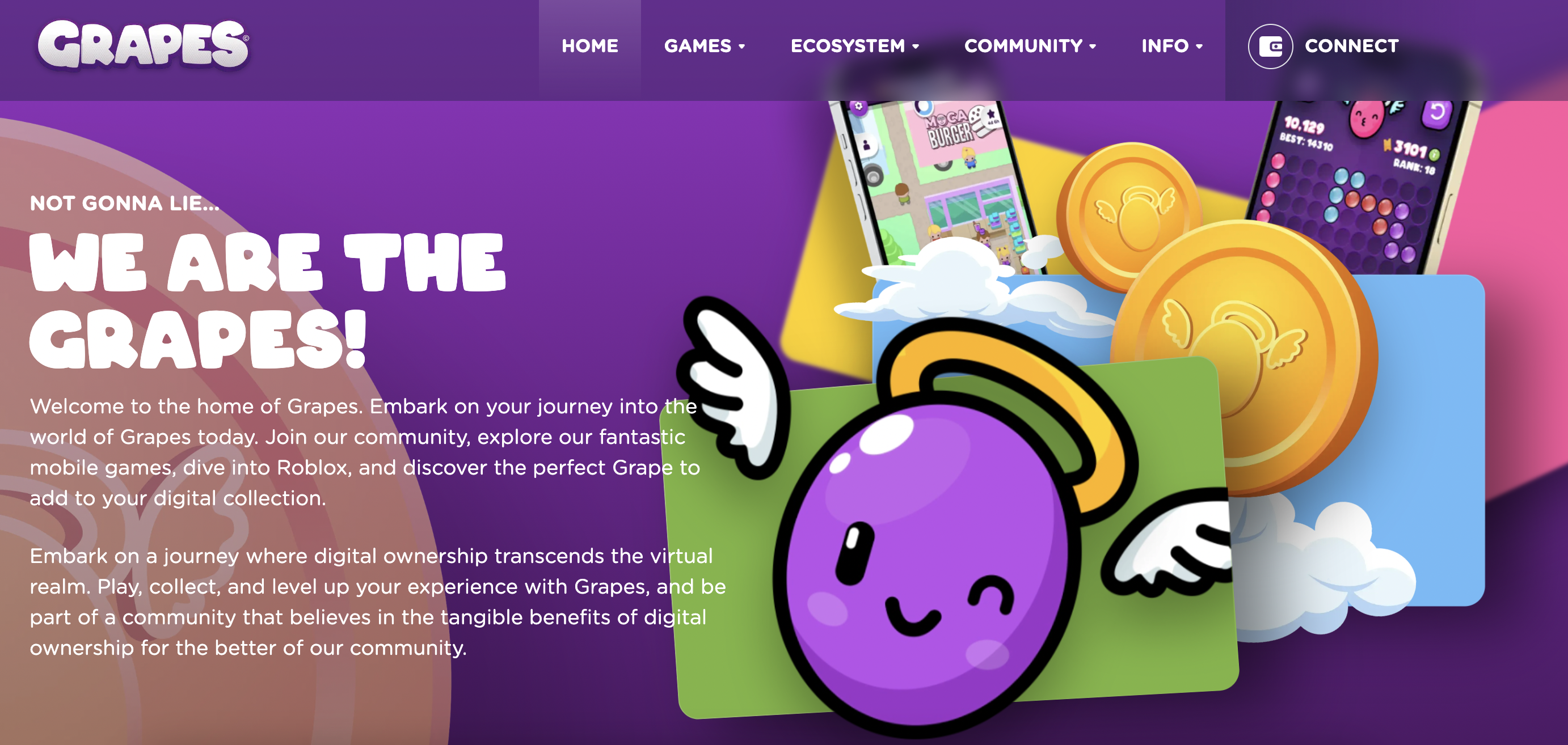 Grapes - dự &aacute;n nổi bật tr&ecirc;n LightLink