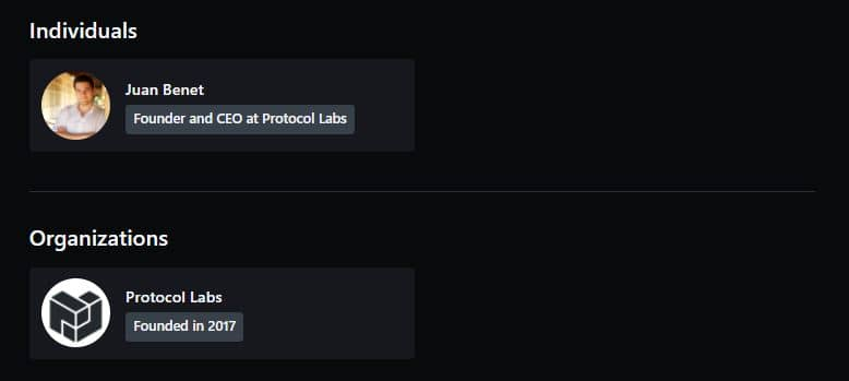 Đội ngũ dự &aacute;n Filecoin